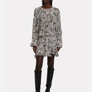Isabel Marant Etoile Nimazu Paisley Mini Dress (Size 36/US 6)